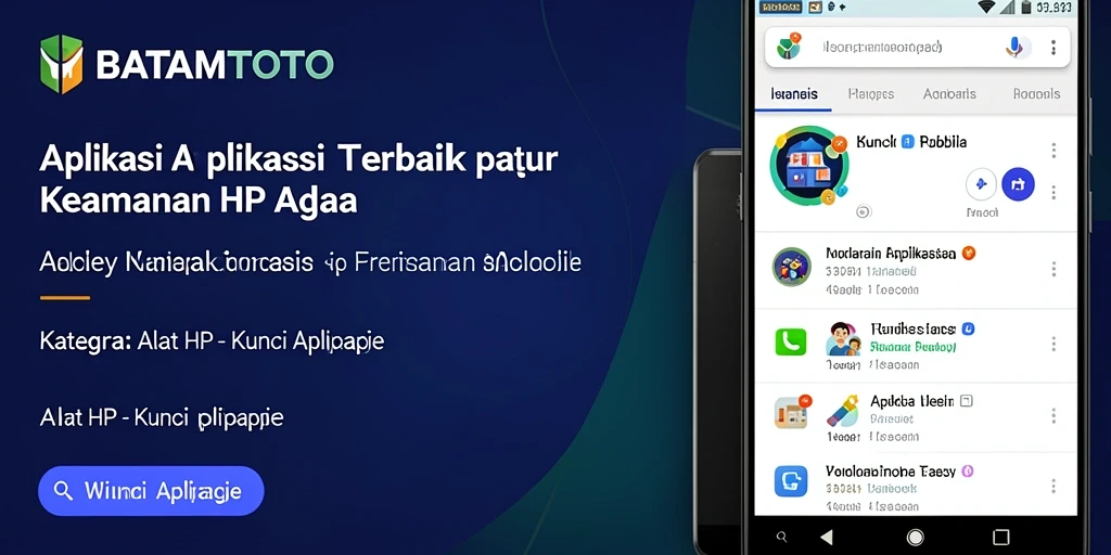 Tampilan antarmuka utama aplikasi Kunci Aplikasi BATAMTOTO