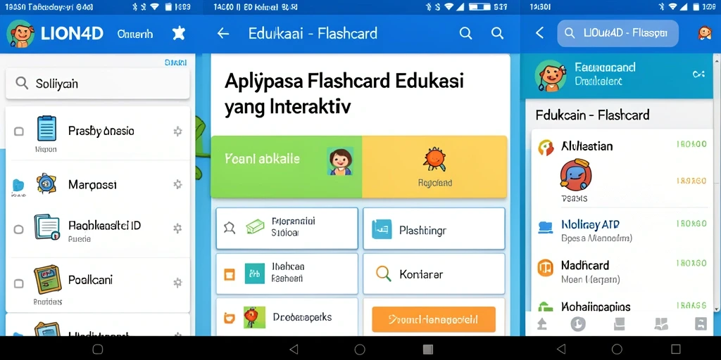 Tampilan antarmuka LION4D yang intuitif dan fungsional.