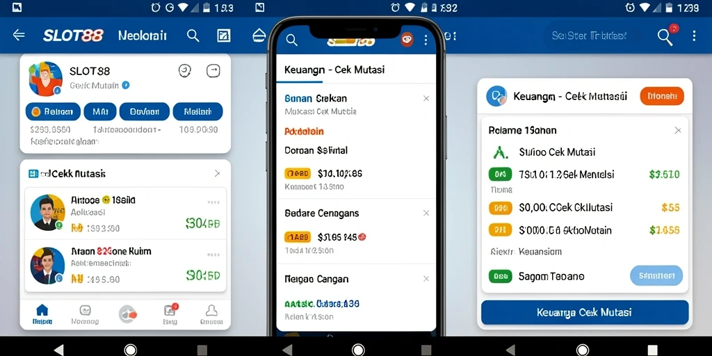 Antarmuka SLOT88 yang sederhana dan informatif untuk Cek Mutasi.