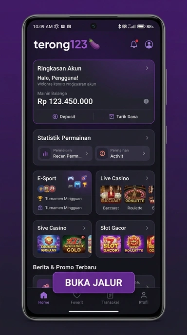 Tampilan link alternatif terong123